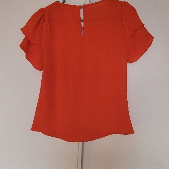 Orange  Blouse - Picture 6 of 6